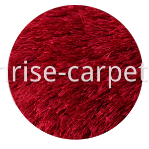 Viscose Shaggy Lone pile Red